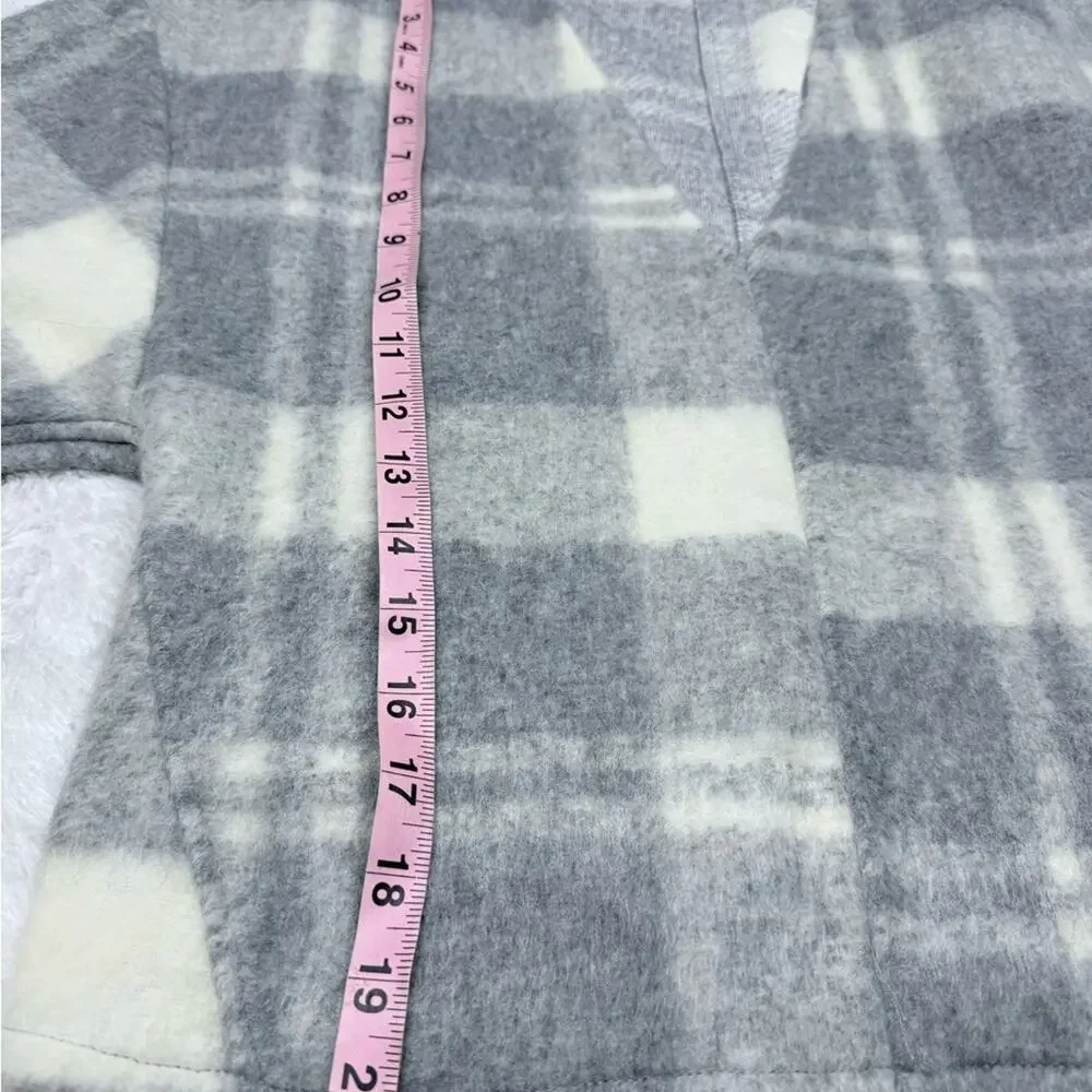 Zara Plaid Knit Top - Picture 5 of 7